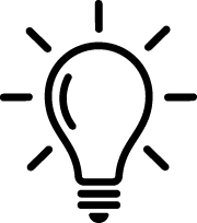 icon of lightbulb