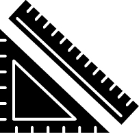 icon of measuring ruler